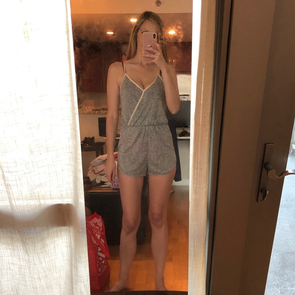 NWT gray romper urban outfitters